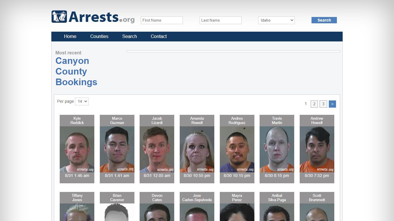 Canyon County Arrests and Inmate Search